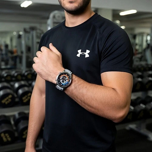 Smartwatch Microwear AK95 - Grey Silicone