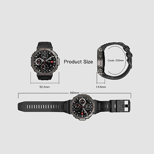 Smartwatch Microwear DM58 GPS - Red Ceramic Silicone Smartwatch Microwear DM58 GPS - Red Ceramic Silicone