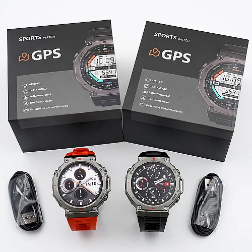 Smartwatch Microwear DM58 GPS - Red Ceramic Silicone Smartwatch Microwear DM58 GPS - Red Ceramic Silicone