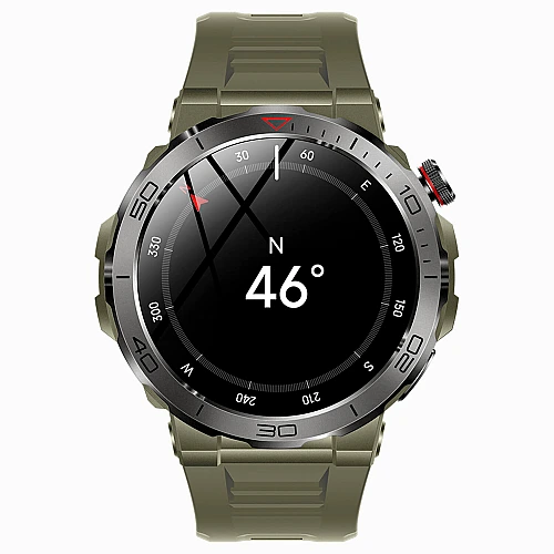 Smartwatch Microwear MK68 - Army Green Silicone Smartwatch Microwear MK68 - Army Green Silicone