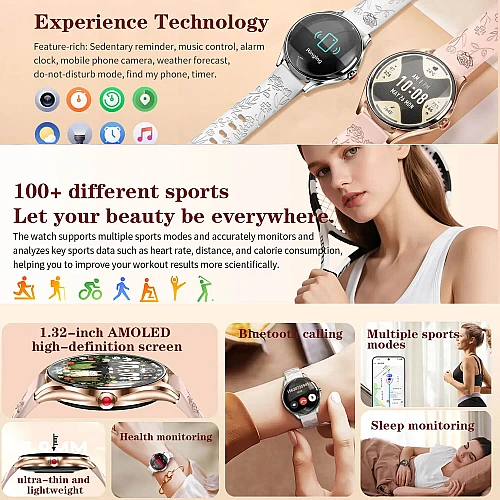 Smartwatch Microwear H03 - Pink Silicone Smartwatch Microwear H03 - Pink Silicone