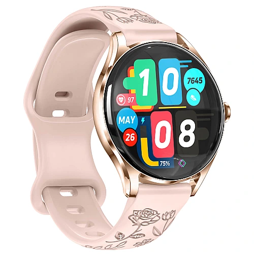 Smartwatch Microwear H03 - Pink Silicone Smartwatch Microwear H03 - Pink Silicone