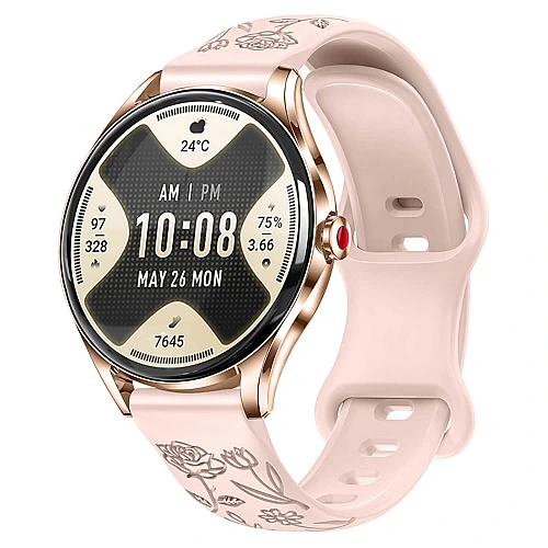 Smartwatch Microwear H03 - Pink Silicone Smartwatch Microwear H03 - Pink Silicone