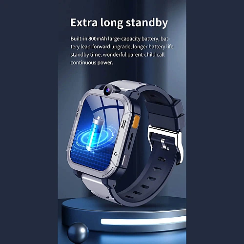 Smartwatch Microwear Y86 4G GPS WIFI - Black Silicone