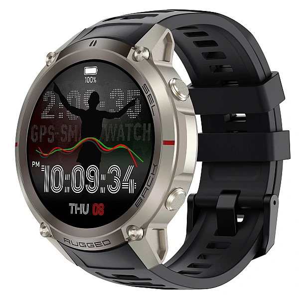 Smartwatch Microwear DM59- Black Silicone Smartwatch Microwear DM59- Black Silicone