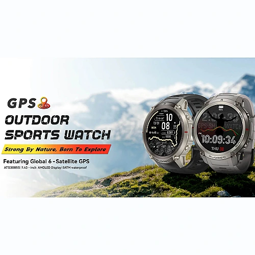 Smartwatch Microwear DM59- Grey Silicone Smartwatch Microwear DM59- Grey Silicone