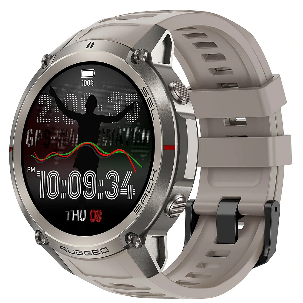 Smartwatch Microwear DM59- Grey Silicone
