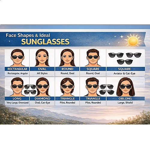 Shade Your Style: Πώς να επιλέξετε τα τέλεια γυαλιά ηλίου για το σχήμα του προσώπου σας