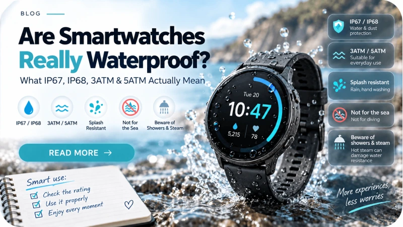 Είναι τα smartwatches αδιάβροχα; Τι πρέπει πραγματικά να γνωρίζεις πριν τα χρησιμοποιήσεις στο νερό