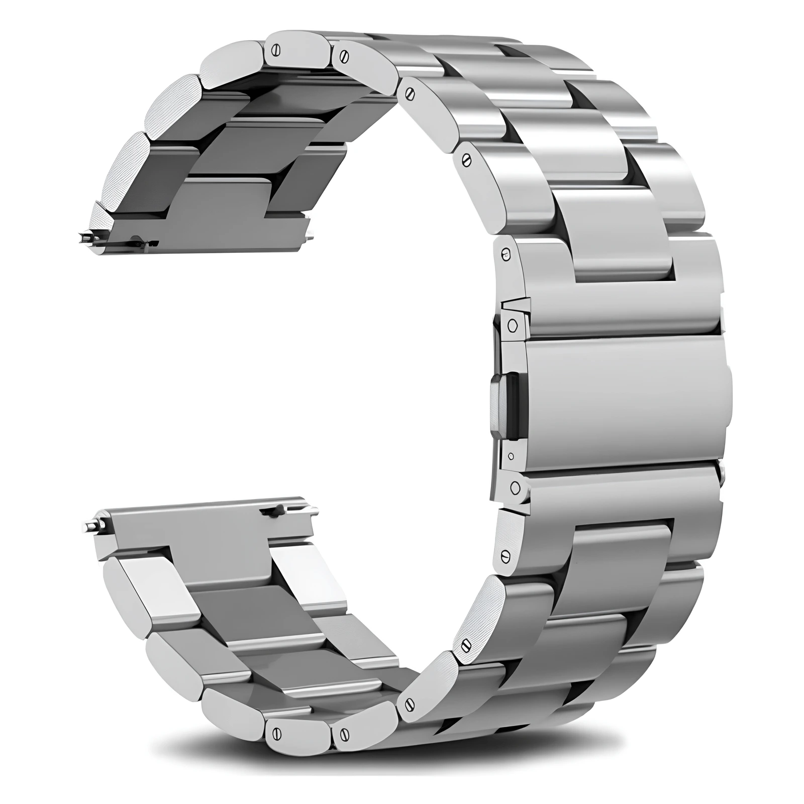 Bakeey Λουράκι Stainless Steel 22mm με Quick Release - Silver Steel Bakeey Λουράκι Stainless Steel 22mm με Quick Release - Silver Steel