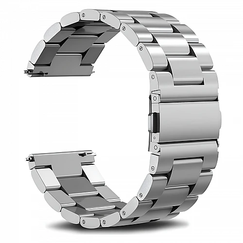 Bakeey Λουράκι Stainless Steel 22mm με Quick Release - Silver Steel Bakeey Λουράκι Stainless Steel 22mm με Quick Release - Silver Steel