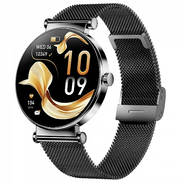 Smartwatch Microwear Y16 - Black Steel
