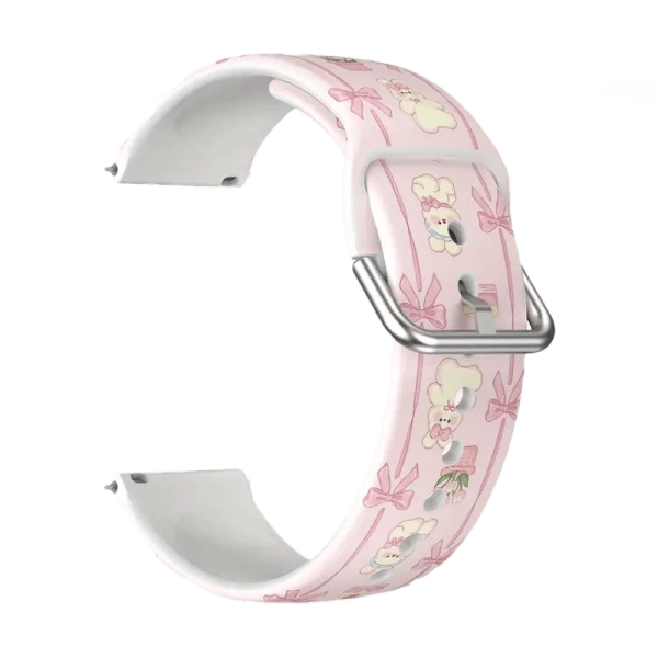 Bakeey  Λουράκι Silicone ΄ 20mm με Quick Release - Heart Bunny