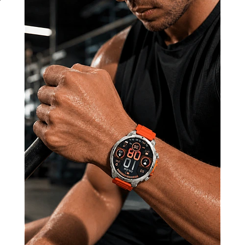 Smartwatch Microwear MK100 - Orange Silicone