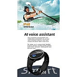 Smartwatch Microwear AW83 - Rose Silicone
