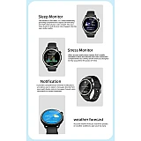 Smartwatch Microwear AW83 - Rose Silicone