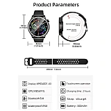 Smartwatch Microwear AW83 - Rose Silicone