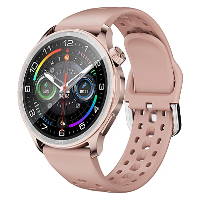 Smartwatch Microwear AW83 - Rose Silicone