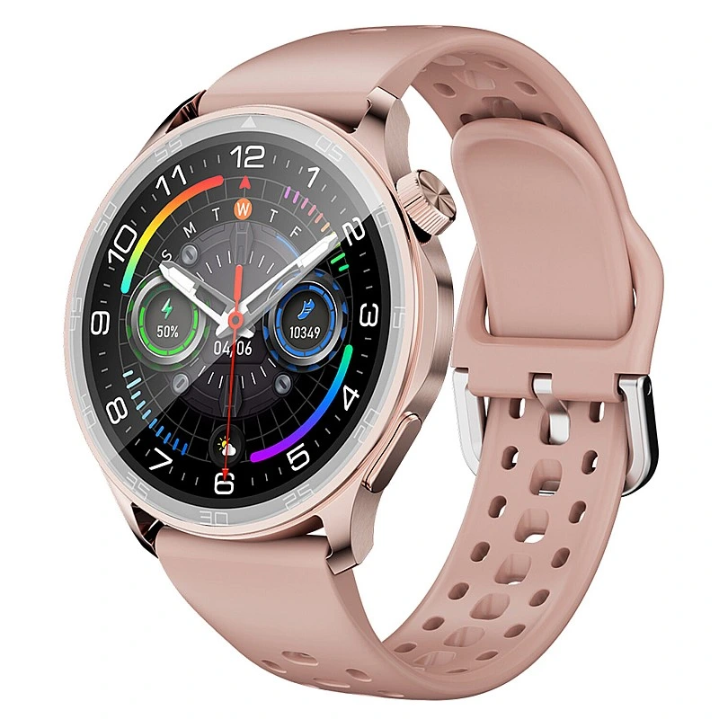 Smartwatch Microwear AW83 - Rose Silicone