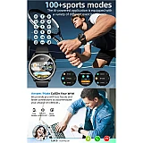 Smartwatch Microwear AW83 - Rose Silicone