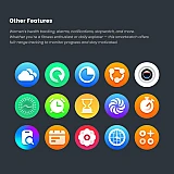 Smartwatch Microwear C31 GPS - Orange Silicone
