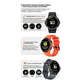 Smartwatch Microwear C31 GPS - Orange Silicone