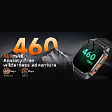 Smartwatch Microwear G300S  GPS - Orange Silicone