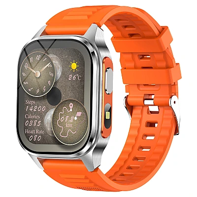 Smartwatch Microwear G300S  GPS - Orange Silicone