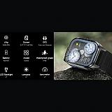 Smartwatch Microwear G300S  GPS - Orange Silicone