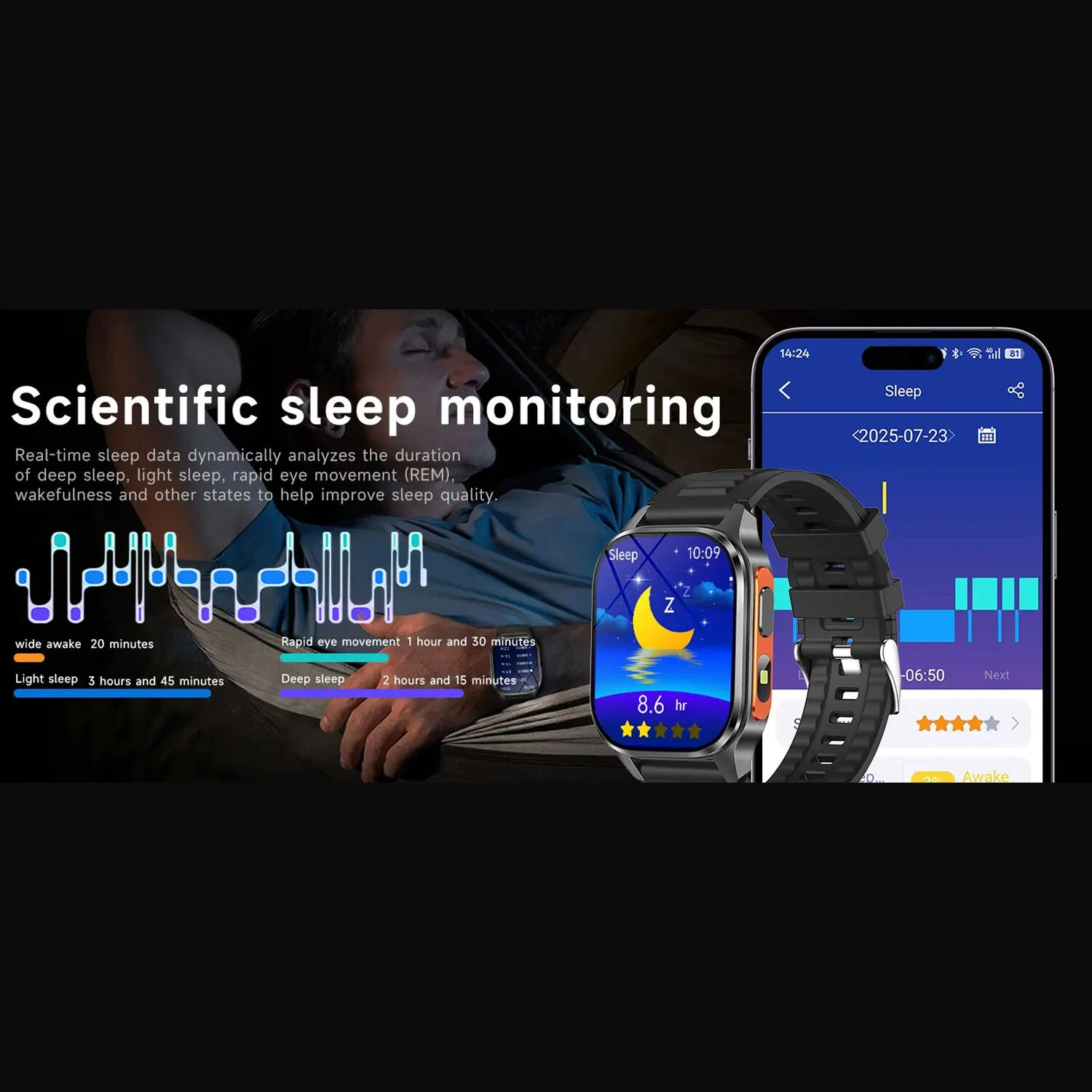Smartwatch Microwear G300S  GPS - Orange Silicone