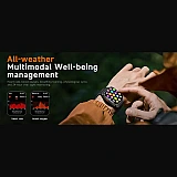 Smartwatch Microwear G300S  GPS - Orange Silicone