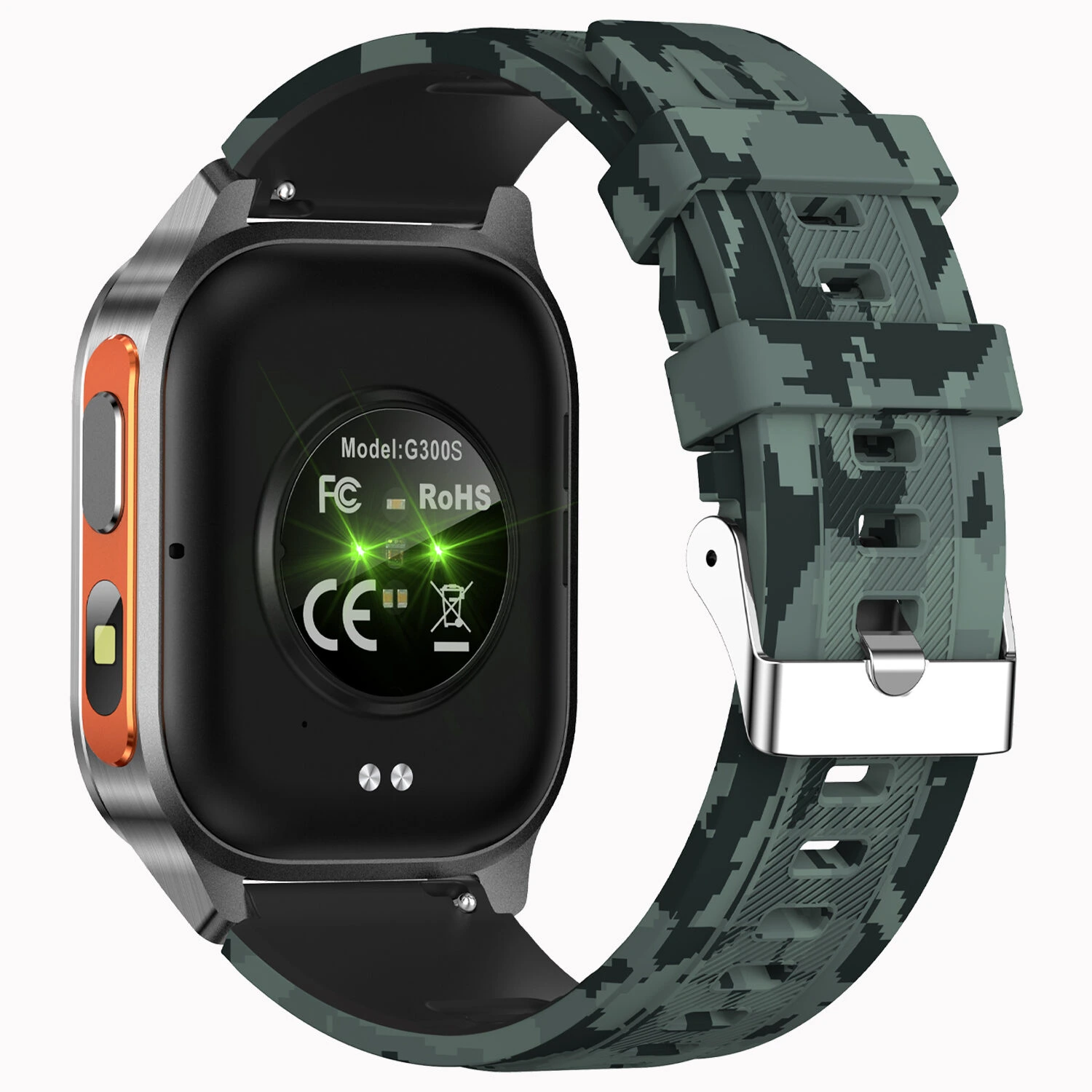 Smartwatch Microwear G300S GPS - Camo Silicone