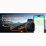Smartwatch Microwear G300S  GPS - Orange Silicone