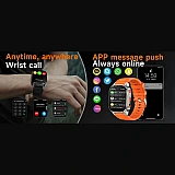 Smartwatch Microwear G300S  GPS - Orange Silicone