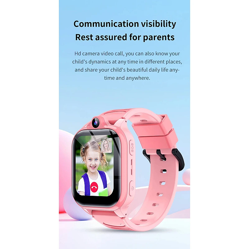 Smartwatch Microwear Y90 4G - Black Silicone