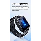 Smartwatch Microwear Y90 4G - Black Silicone