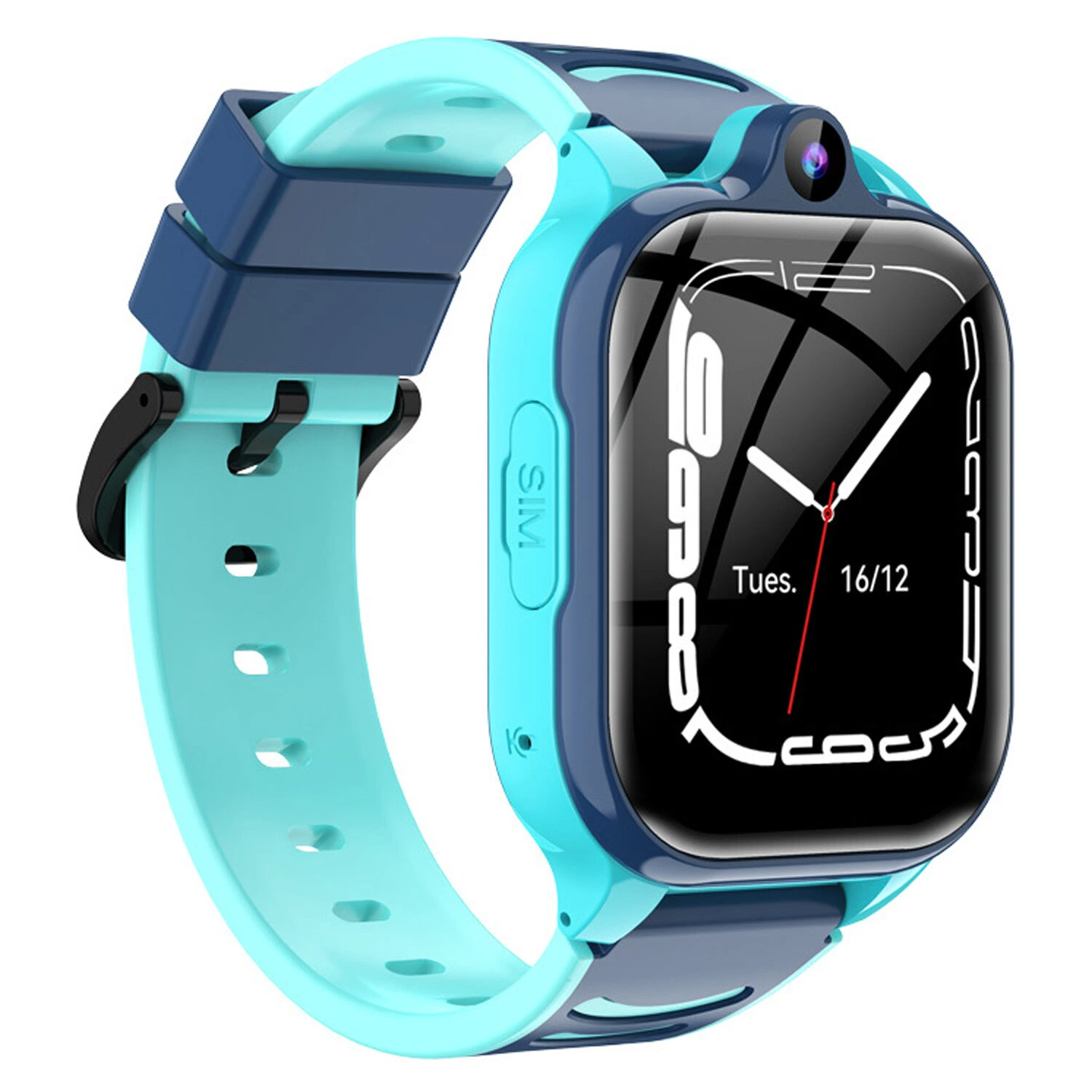 Smartwatch Microwear Y90 4G  - Blue Silicone