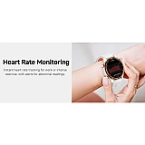 Smartwatch Microwear HD350 PRO GPS - Grey Orange Silicone