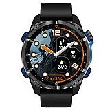 Smartwatch Microwear HD350 PRO GPS - Black Silicone
