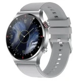 Smartwatch Microwear QW33 - Steel Silver