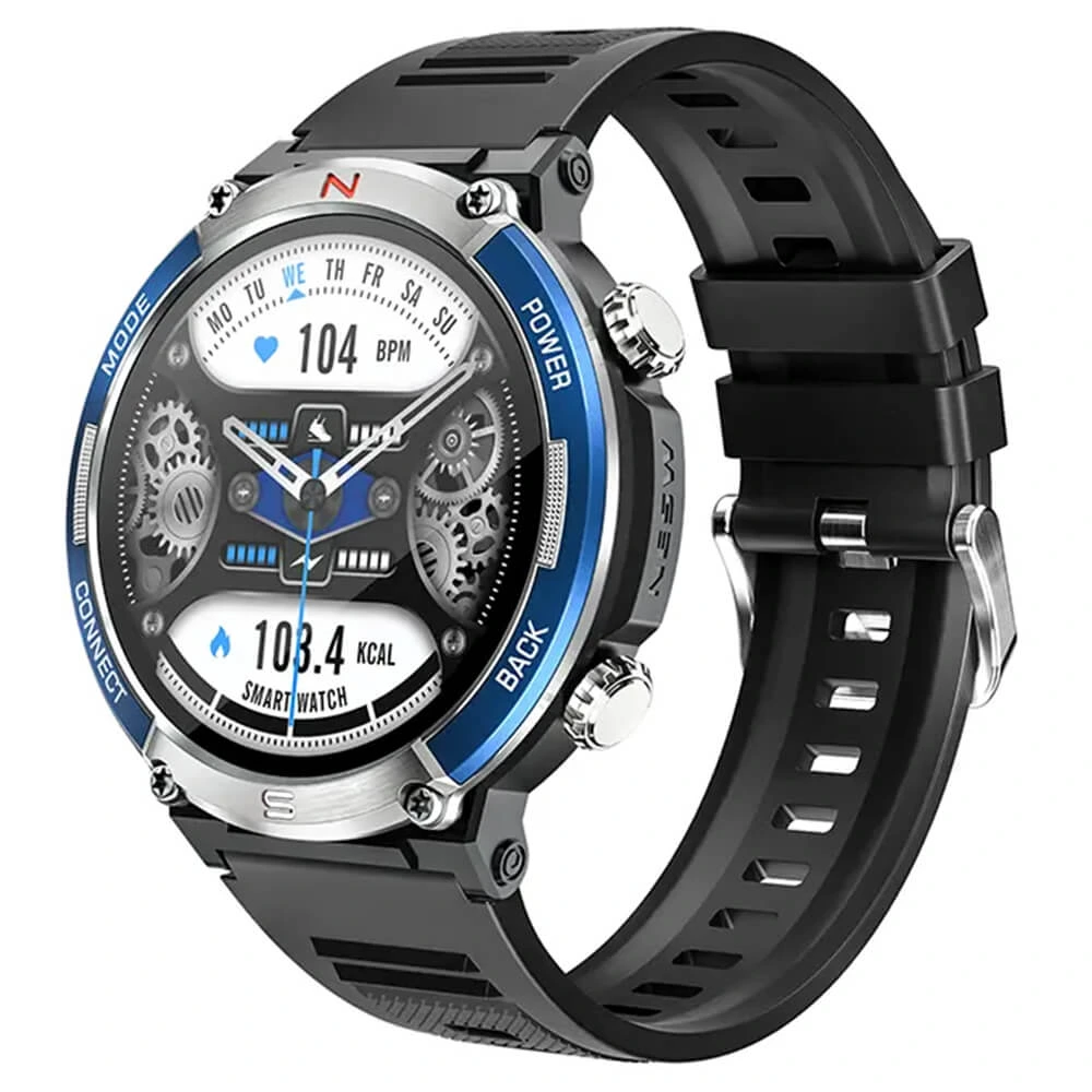 Smartwatch Microwear X11 420mAh - Black Blue
