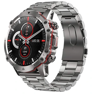 Smartwatch Microwear AK56 400mAh - Silver  Steel 