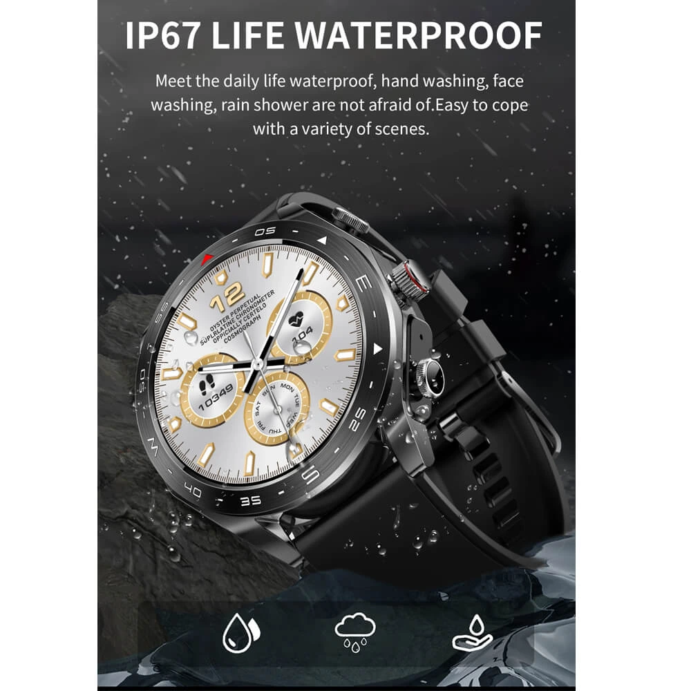 Smartwatch Microwear K95 - Black Steel