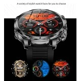 Smartwatch Microwear AK75 700mAh - Black Steel