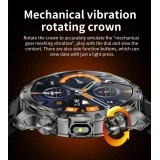 Smartwatch Microwear AK75 700mAh - Black Steel