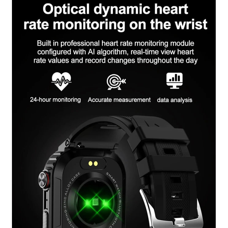 Smartwatch Microwear TK25 - Green Camo