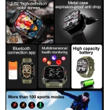 Smartwatch Microwear TK25 - Green Camo
