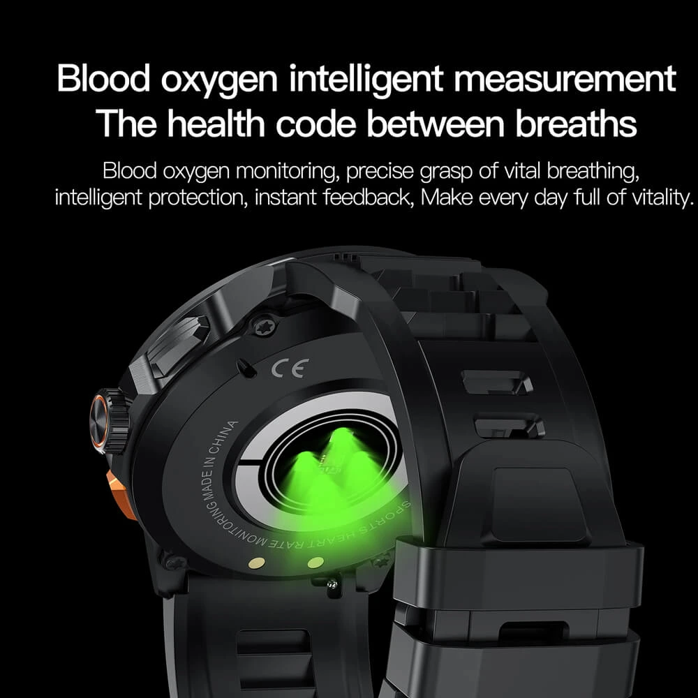 Smartwatch Microwear AK77 - Black Steel