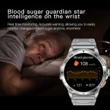 Smartwatch Microwear AK77 - Black Steel