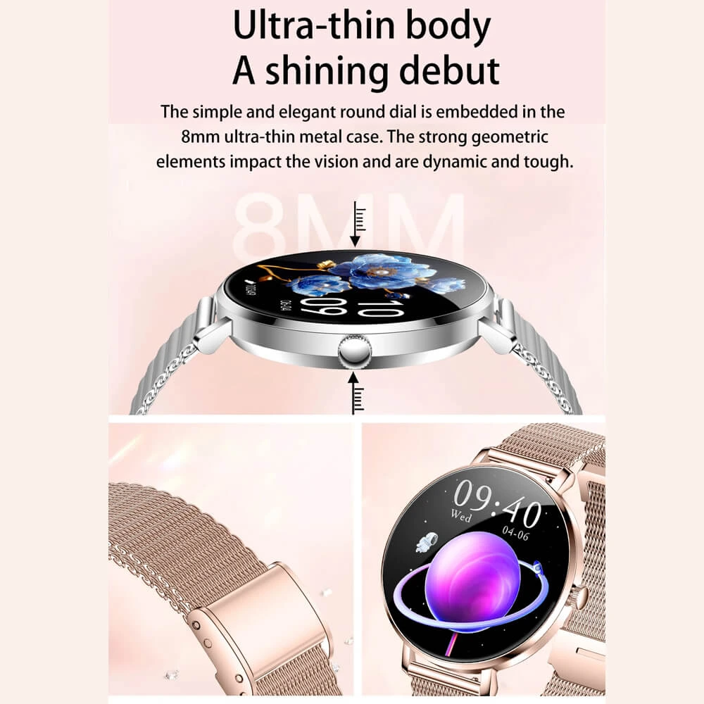 Smartwatch Microwear NX21 -  Silver Steel